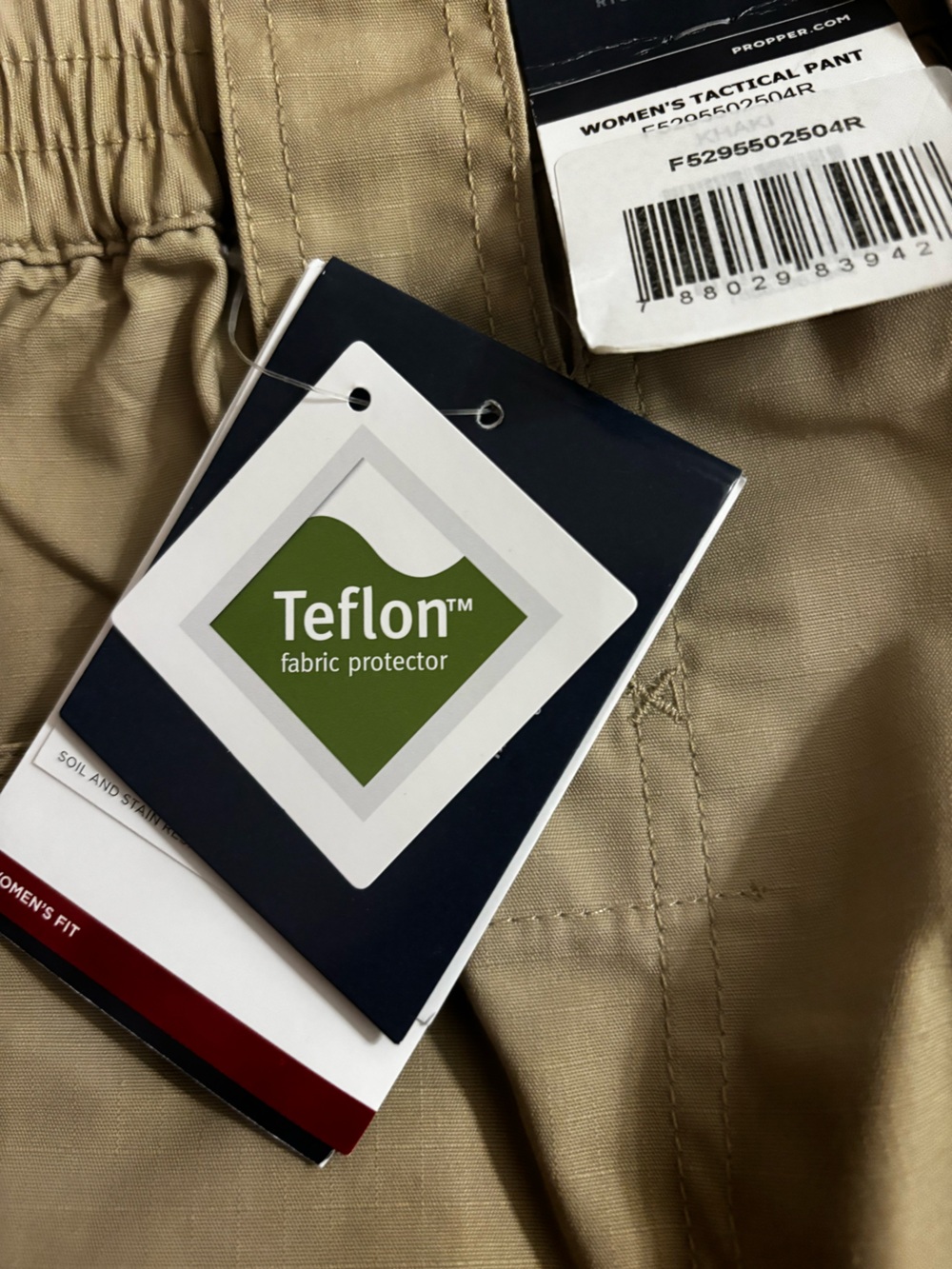 Propper NWT Tactical Khaki Pants Soil Stain Resistant Utility Cargo Teflon Pants - Picture 11 of 15